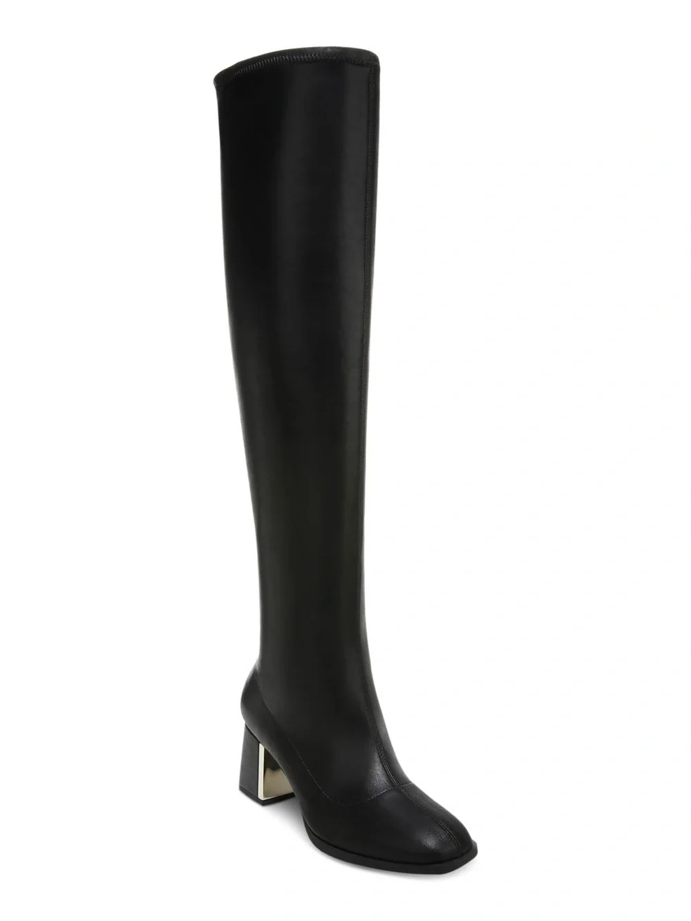 Alfani Black Nanda Square Toe Block Heel Boots